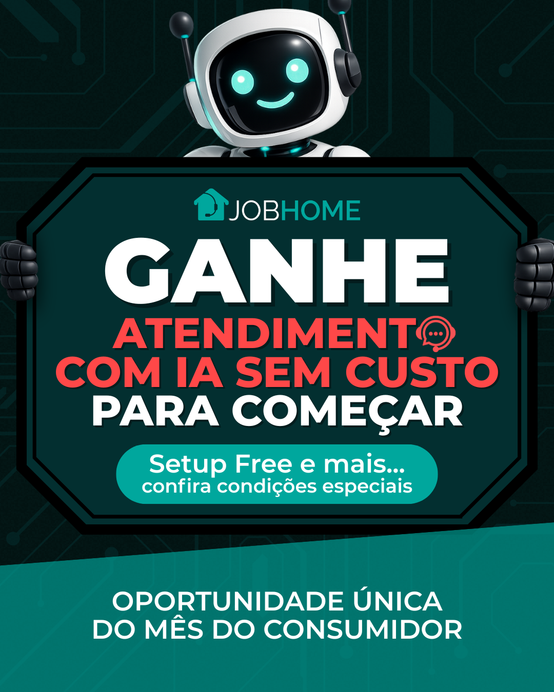 Ganhe Atendimento com ia sem custo para começar